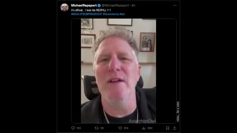 Michael Rapaport is REDPILLED!