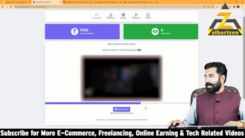 Watch YouTube video and earn money