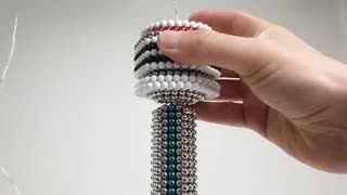 Magnetic Cannon VS CN Tower out of Magnetic Balls I Magnetic Games