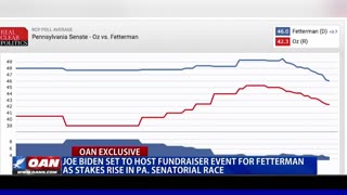 Joe Biden set to host fundraiser event for Fetterman as stakes rise in PA. senatorial race