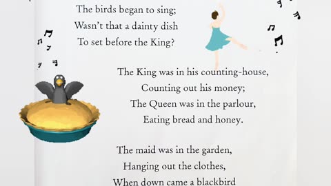 Sing a Song of Sixpence Nursery Rhyme (with piano play) | #storytimewithgitte