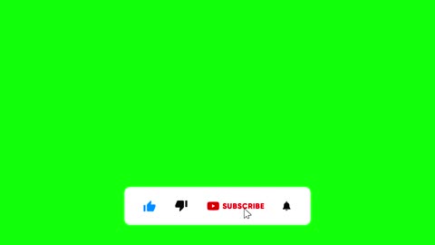 Subscribe Button Green Screen