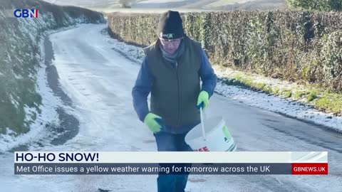 Met Office issues yellow weather warning for UK tomorrow Jeff Moody reports
