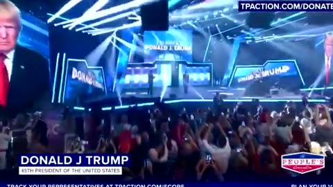What an intro 🔥🔥🔥 Trump Taking The Stage at Turning Point