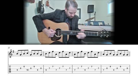 Mary Don't You Weep - Bluegrass Crosspicking Guitar Lesson (Sheet Music + TAB)