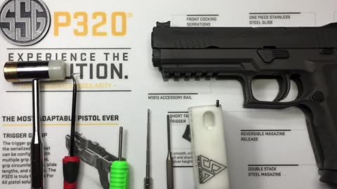 Sig Sauer P320 FCU complete disassembly