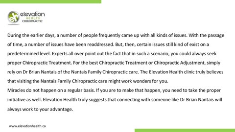Why Would You Think Of Visiting The Nantais Family Chiropractic?