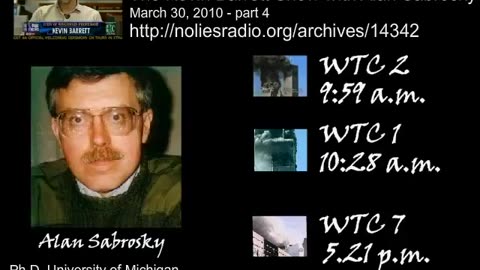 Alan Sabrosky: 9/11 Was a Mossad Operation (March 30, 2010)