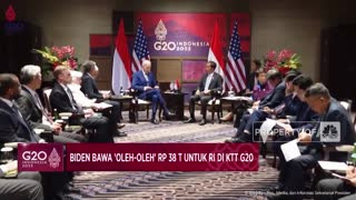 Biden Brings 'Souvenirs' Rp. 38 T for RI at the G20 Summit