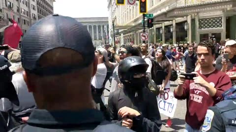 July 6 2019 DC 1.11 Antifa is now in the middle of 14th and F st.