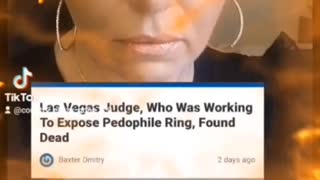 Las Vegas judge that was fighting pedophiles found dead