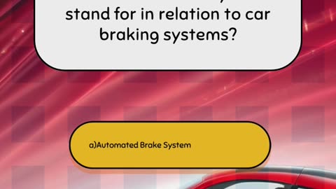 Part 6 Intermediate Car Engine Quiz Question