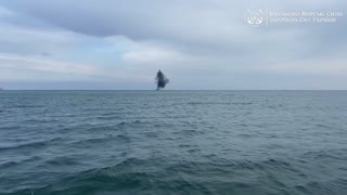 Ukrainian Naval Forces Detonate Anti-Ship Mine In The Black Sea Coast Near Odesa