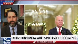 Biden "surprised" by discovery of classified documents