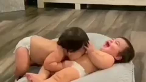 Funny babies laughing .Funny baby video.