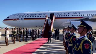 Germany's Scholz lands in Beijing for one-day visit