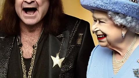 OZZY OSBORNE AND QUEEN ELIZABETH