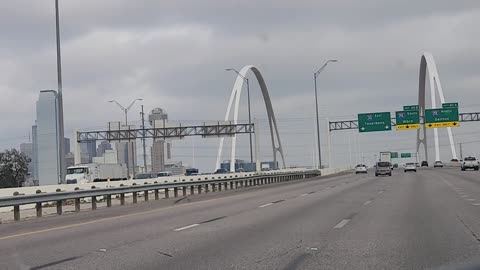 Dallas Texas highway drive