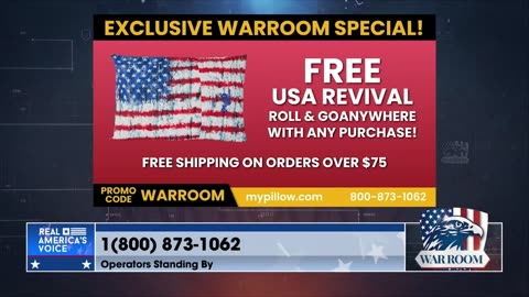 Go To mypillow.com/warroom To Get Your WarRoom Posse Exclusives Today