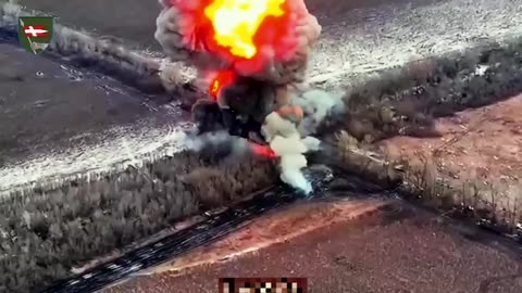 The Massive Detonation of Two Russian Msta 152mm Heavy Guns