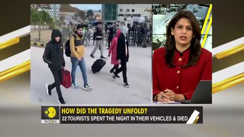 The murree tragedy:22 Pakistani tourist freez to death