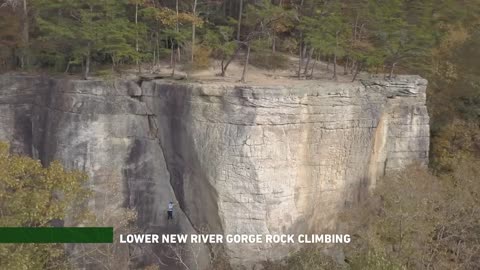 NEW RIVER GORGE ROCK CLIMBING AND RAPPELLING