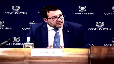 🔴 Intervento del Ministro Matteo Salvini all'evento organizzato da Confindustria del 23/01/2024.