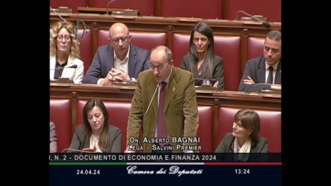 🔴 On. Alberto Bagnai in dichiarazione di voto della Lega al DEF 2024.