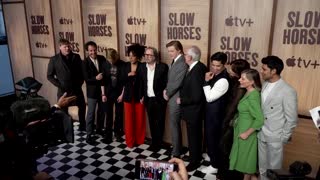 Stars attend premiere of new spy series 'Slow Horses'