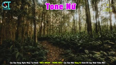 Karaoke Liên Khúc Phố Đêm Tone Nữ Nhạc Sống Bolero Dễ Hát | Trọng Hiếu