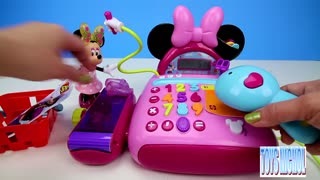 Pink Cashier Machine Play with Minnie Mouse