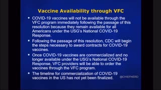 CDC Clarifies VFC Resolution Saying COVID Vax Mandate for Schools Would be a State Decision.