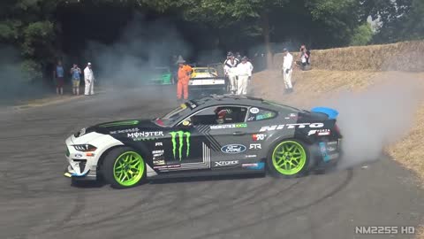 The BEST Car Donuts, Powerslides & Burnouts! - Goodwood FoS Edition