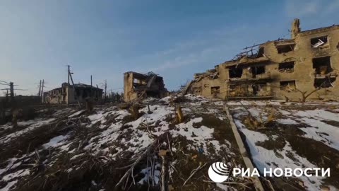 Fresh footage of the Bakhmut ruins