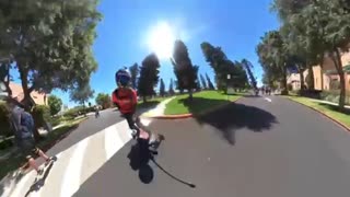 Panoramic E Skate in San Diego