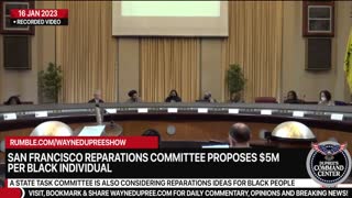 SF Committee Believes Awarding $5 Million For Each Black Person Will Satisfy Reparations Requirement