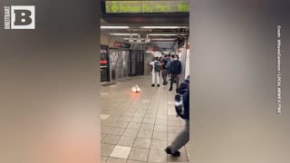 Man Throws Flaming Newspaper at School Kids in NYC Subway