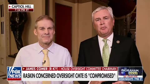 Chairmen Jordan and Comer Discuss IRS Whistleblower Testimony to the Committee