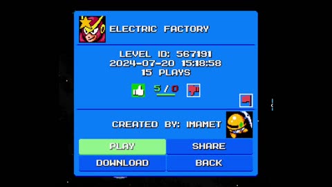 Mega Man Maker Level Highlight: "Electric Factory" by Imamet