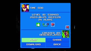 Mega Man Maker Level Highlight: "Time God" by Deblack_1203