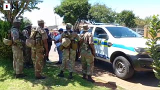 Watch: SANDF Deployed to Thelle Mogoerane Hospital Amidst Public Service Workers' Strike