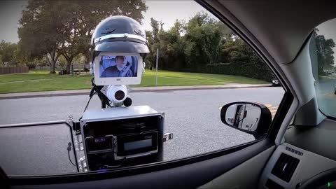 Did you see how “Police Robot” Pull a Car Over