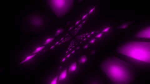 Flashing purple neon lights, 3D animation