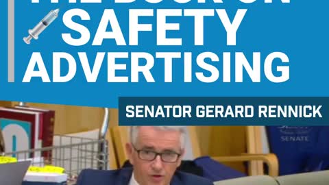 SENATOR RENNICK: Consumer Affairs Passes the Buck on Safety Advertising