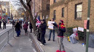 Protesters & supporters face-off at Drag Queen Story Hour in Jackson Heights, Queens