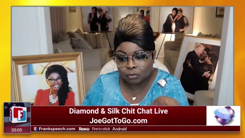 Diamond & Silk: Mr. John Richardson discusses HIDDEN CURES, Artist Mike Marrone gives his thoughts Photo of Trump, and Silk is surprised by a gift from Mike