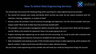 Data Engineering Services: What To Expect