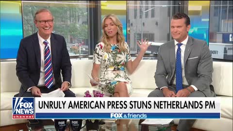 Dutch Prime Minister stunned by shouting American press