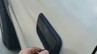 Improvising for a Broken Door Handle on a Truck