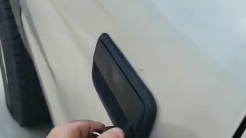 Improvising for a Broken Door Handle on a Truck